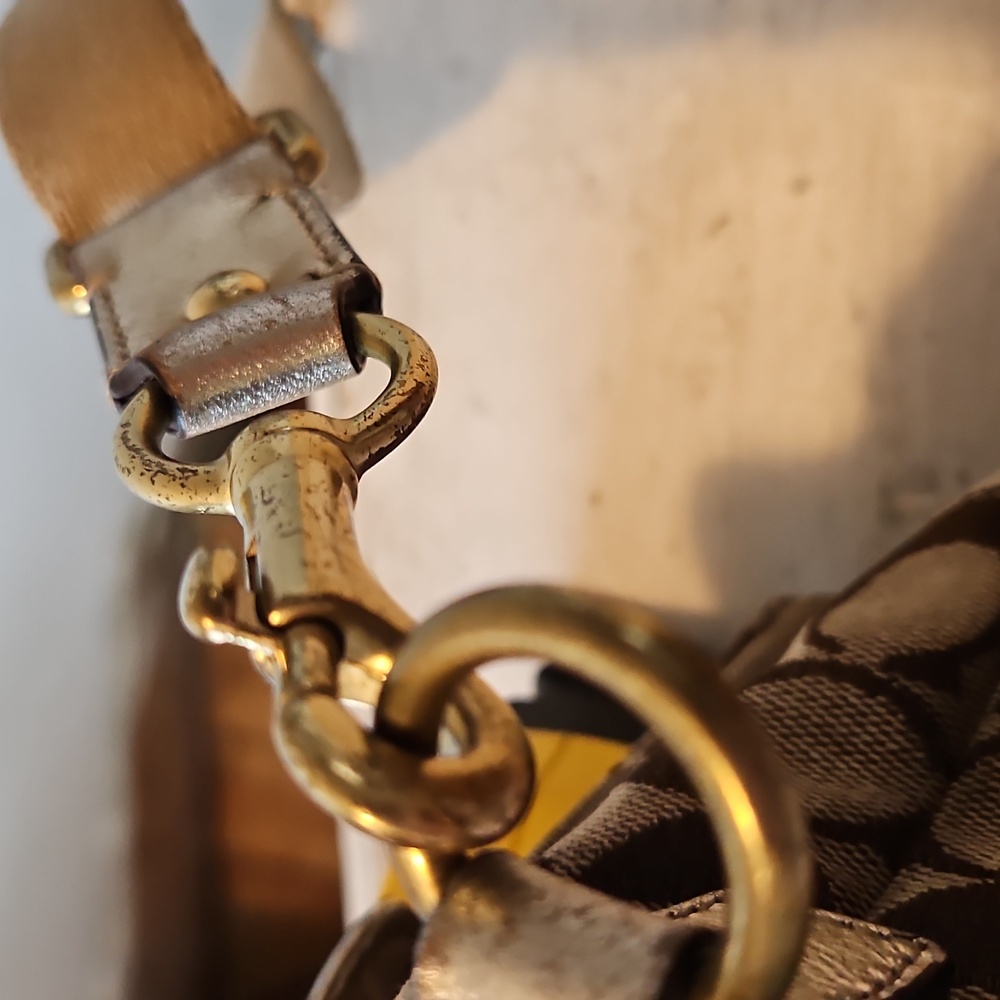 Coach Penelope Signature Jacquard Turnlock Pocket Swingpack Crossbody Bag - Picture 8 of 11